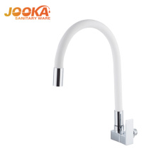 2018 New arrival fleixbel white pull-down kitchen sink faucet